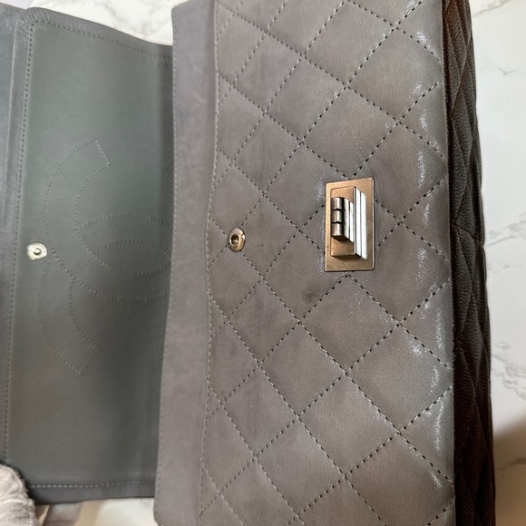 💎Authentic CHANEL Sold
Bi-Color Brown/Grey Leather  QuiltedClassicFlap - Picture 15 of 16